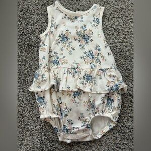 Floral Ruffle Bodysuit for Kids